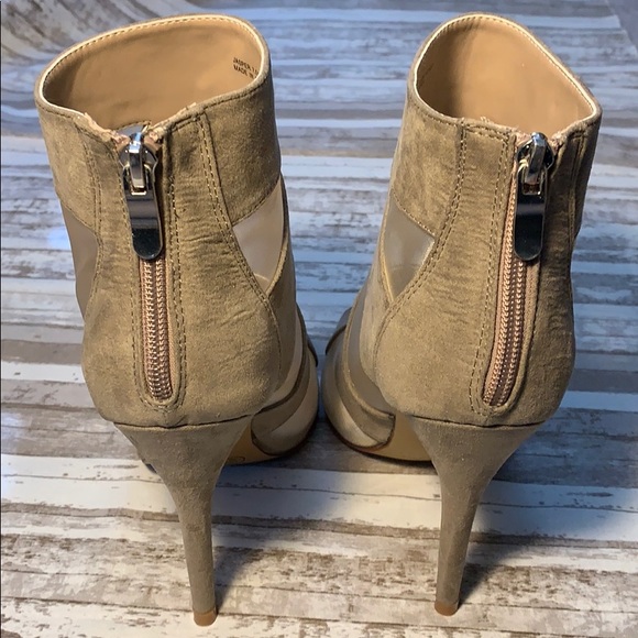Chinese Laundry Tan Mesh Booties - Picture 3 of 4